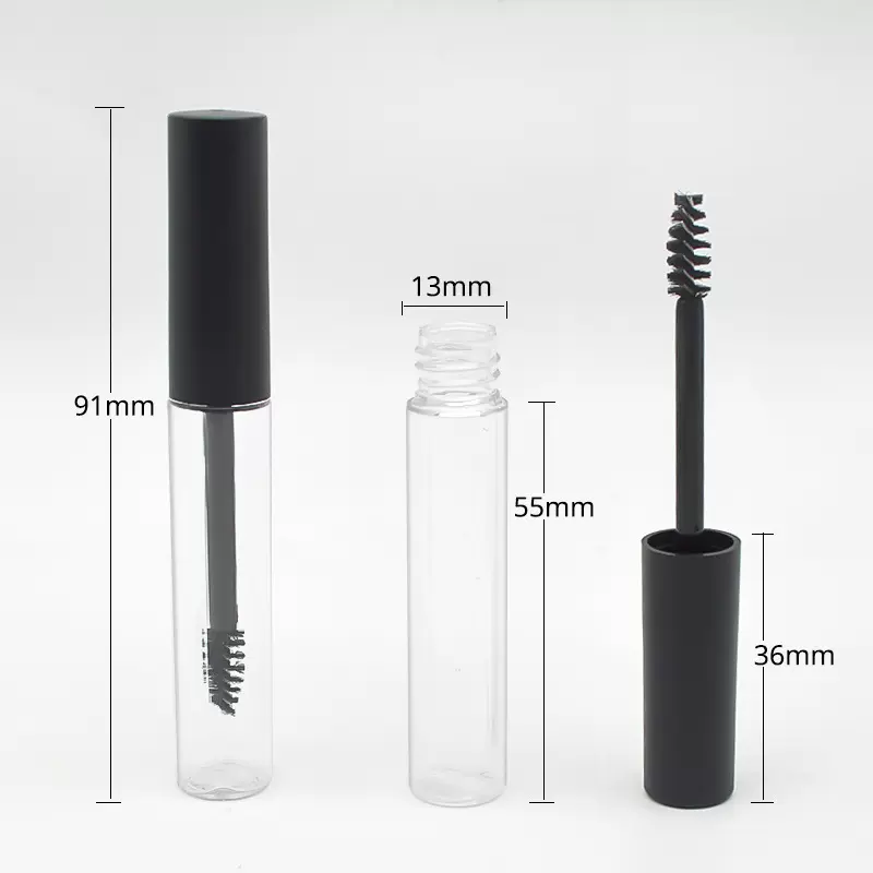 哑黑盖透明瓶睫毛膏空管包材 化妆品分装瓶唇彩唇釉管睫毛胶水瓶