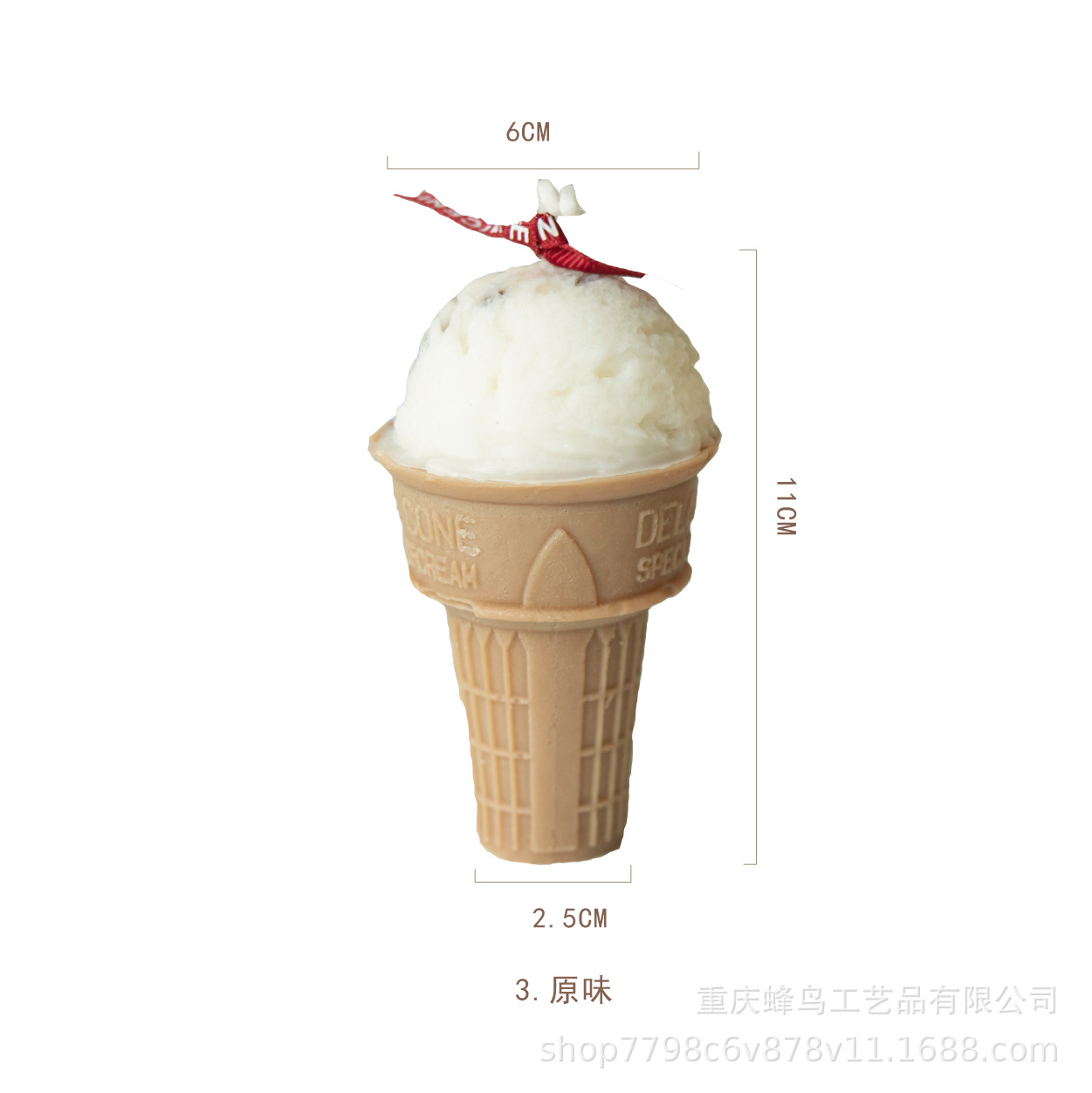 INS estilo hecho a mano de helado forma de cono aromaterapia vela regalo de vacaciones para niños decoración de escritorio adornos