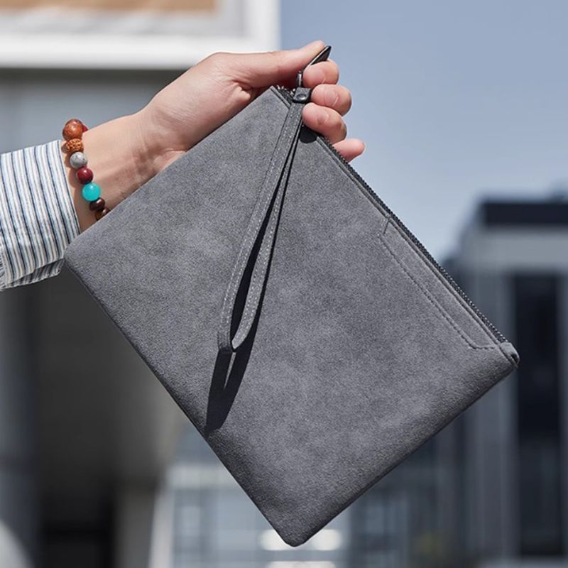 Men's handbag, cell phone bag, clutch, business envelope bag, tote bag, casual men's leather bag.