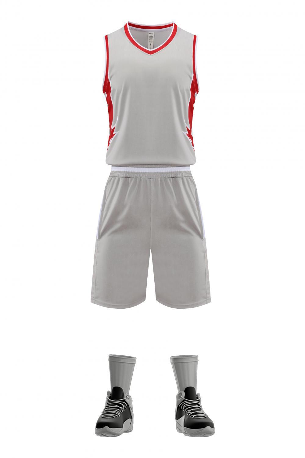 Nuevo juego de ropa de baloncesto infantil mayorista adulto hombre y mujer ropa de baloncesto de secado rápido impresa entrenamiento juego de deportes 1025