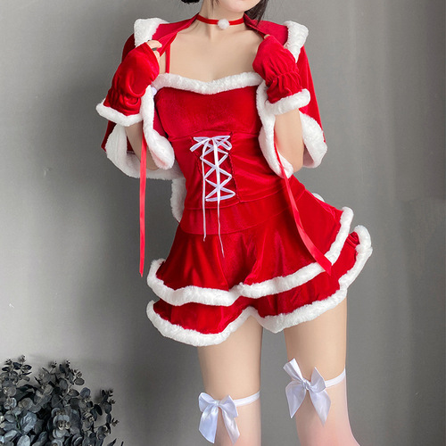 Bar internet celebrity anchor Halloween cloak uniform tempting sexy bunny girl shawl New Year's Christmas costume cloak female