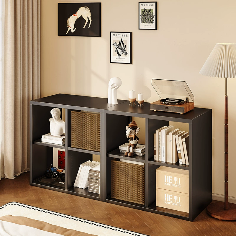 Шкаф Yan En в клетку, стальной свободный комбинированный книжный шкаф Kalike, книжная полка для детского сада, японский стиль, сетчатый шкаф для хранения