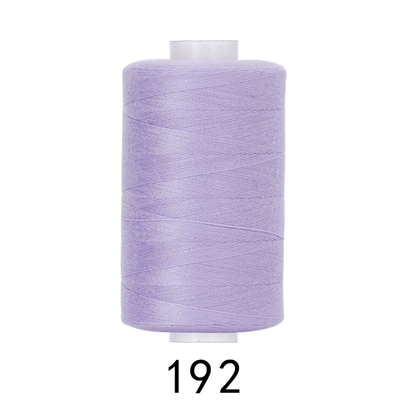 1000 yardas de hilo de poliéster de alta velocidad combinación de colores hogar hilo de coser mano hilo pequeño hilo fino dos hilos 402 hilo de coser
