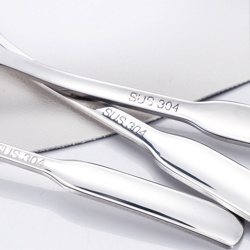 304 stainless steel spoon thickened household adult spoon Chinese style cute children's creative eating spoon stirring spoon