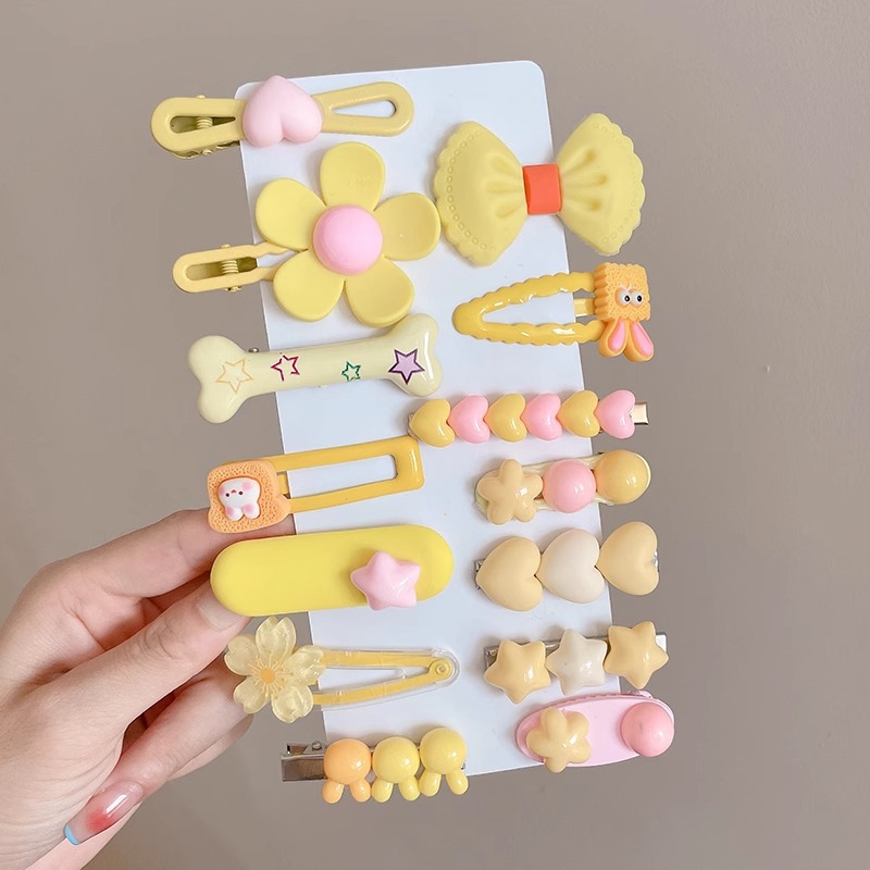 2025 nuevo clip de cabello para niños lindos clip de boca de pato frente clip de frangeo lateral clip de cabello rotos clip de cabello para niñas toque