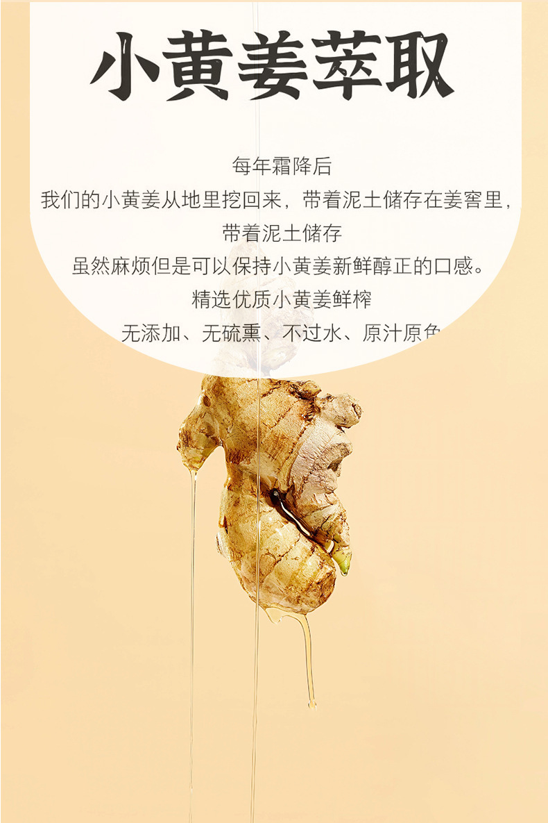 Fresh Pressed Small Yellow Ginger Juice Concentrate 150ml Ready to Drink Sachets key features