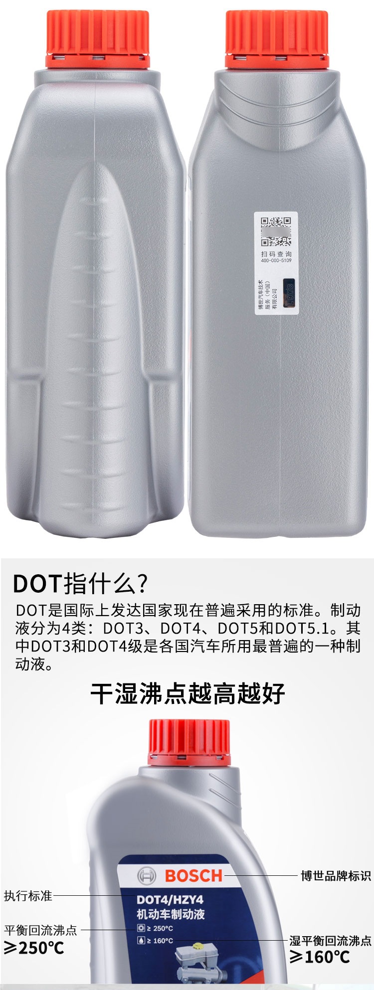 Suitable for Bosch brake fluid DOT4, brake fluid, BOSCH automotive clutch and motorcycle fluid