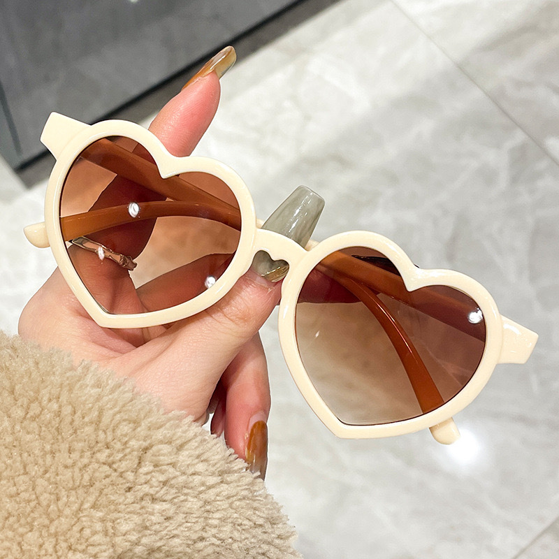 children's brand cute glasses heart shaped for men and women