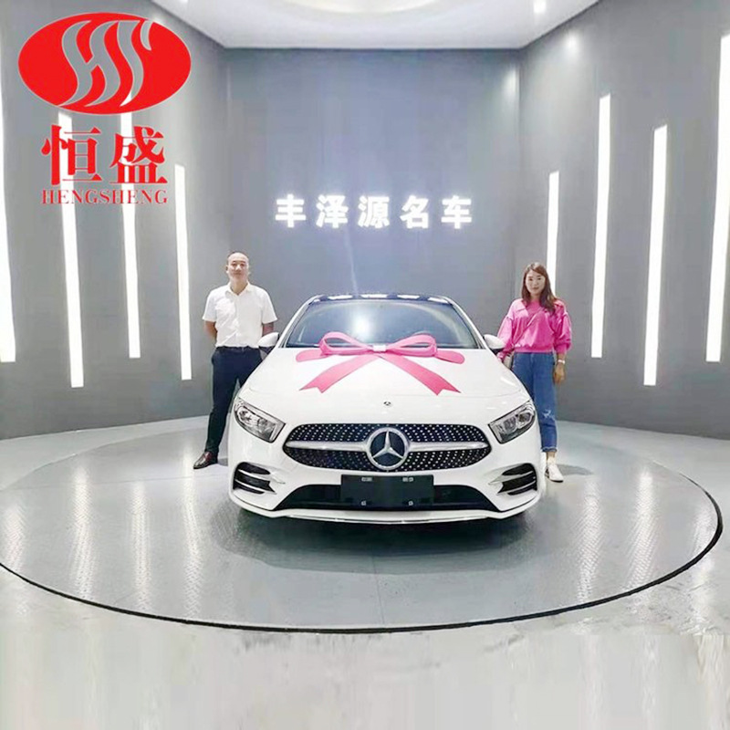 厂家现货汽车旋转平台电动车旋转圆台展厅旋转展示台车展旋转车台