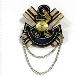 新款胸针 英伦学院风海军风军扛胸针 徽章式胸口配件服装饰品