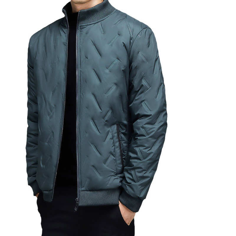 Chaqueta de Plumón para Hombre 2024, Chaqueta de Invierno con Forro Polar, Gruesa, Informal, para Hombres de Mediana Edad, Cuello Alto, Lana de Cordero