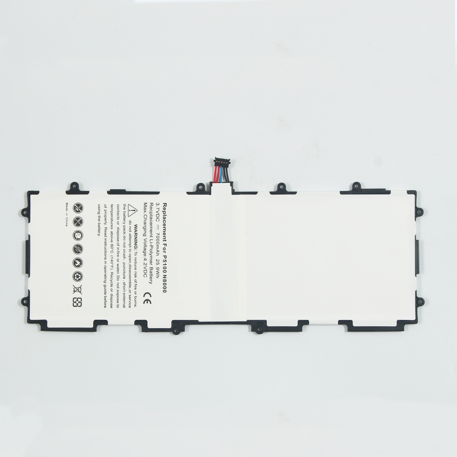 适用于三星平板P5100 N8000 P7500 SP3676A电池