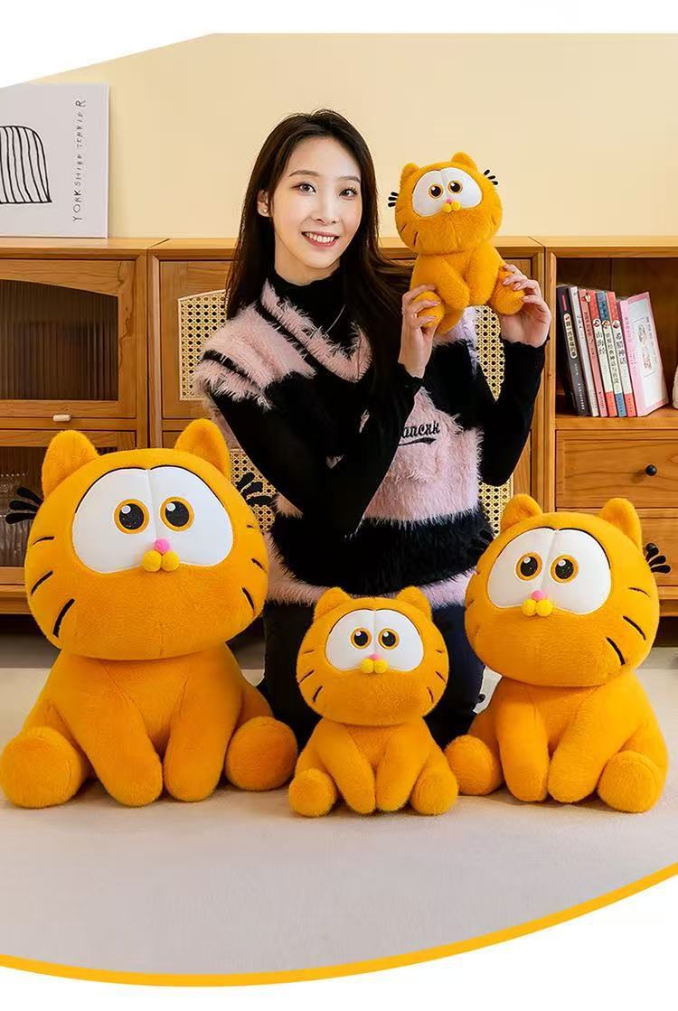Plus-size cat plush toy, stuffed animal, sitting cat doll, children's birthday gift, movie merchandise wholesale