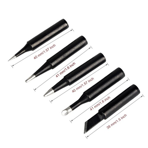 900M soldering iron head, lead-free and environmentally friendly, 936 constant temperature soldering station special soldering iron tip, pointed knife type soldering station
