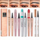 QIC Explosive Cross-border Makeup Liquid Eyebrow Pen Very Fine Waterproof Sweat-proof No Sizzling Four-furcated Eyebrow Pen Wholesale