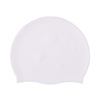 Men's silica gel waterproof durable big high swimming cap for swimming