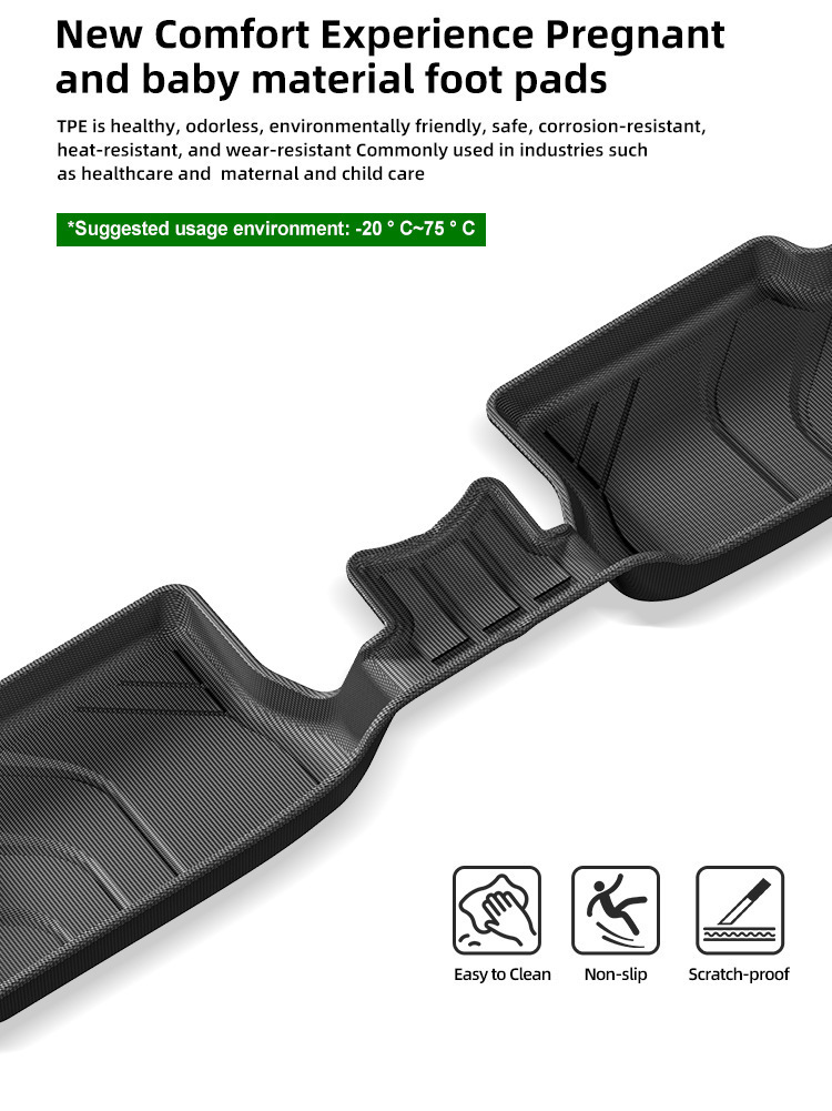 Car Floor Mats for 21-24 Opel Mokka E TPE