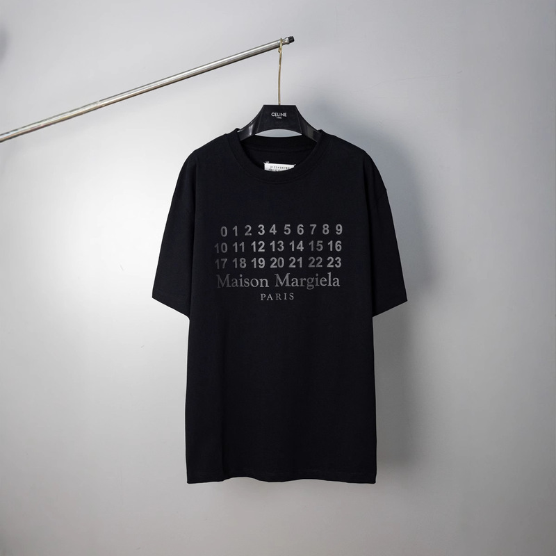 Etsy Source Foreign Trade Dropshipping Margiela 300g Heavyweight High-Quality Round Neck Short-Sleeved Digital Trendy Brand T-Shirt Wholesale