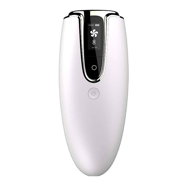 Aparelho profissional de depilação a luz pulsada intensa (IPL) com visor digital de 510K para uso doméstico, ideal para o corpo todo._voghion.com