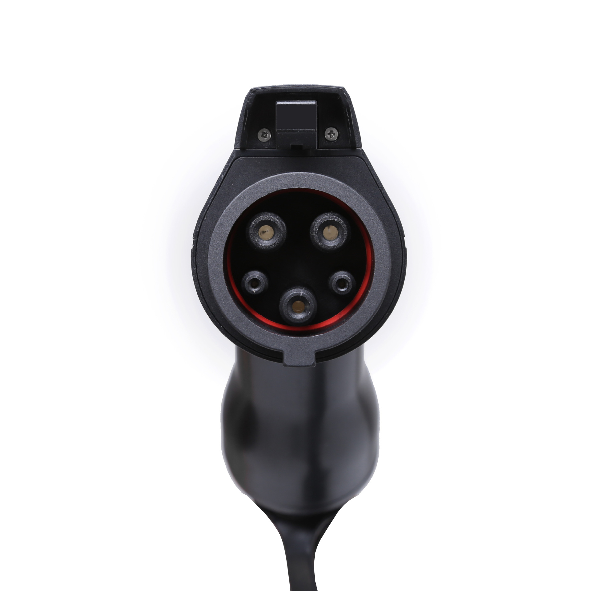 新能源汽车充电桩单相枪头美标16A黑白交流车端充电器充电单头枪