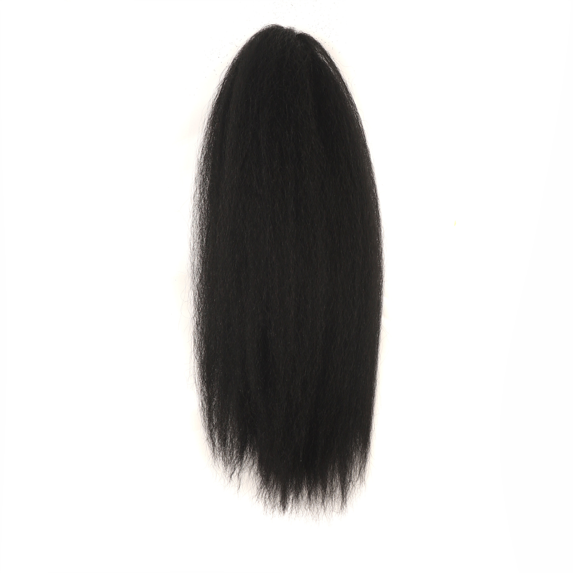 Synthetic hair 18 inch drawstring net pocket corn whisker medium length curly hair explosion wig ponytail_voghion.com