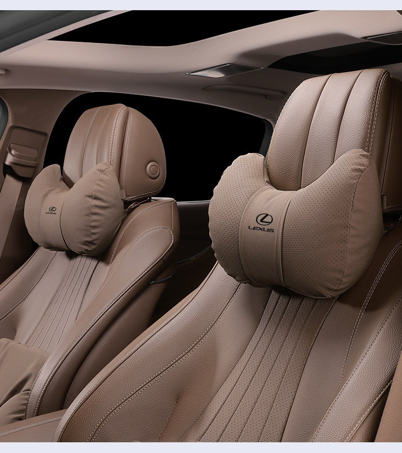 Suitable for Lexus Es200 Car Pillows Rx/Ux/Nx/Ls Neck Pillows and Lumbar Cushions Interior Modification Supplies