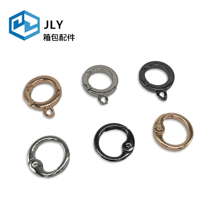 特殊形状の開口部付きスプリングバックル 三角形スプリングフックバックル ハート型金属キーホルダー ハードウェアフックバックル|undefined