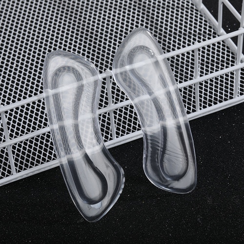Heel sticker, anti-friction invisible heel pad, sandals silicone heel sticker, half size sticker, transparent high heels friction pad