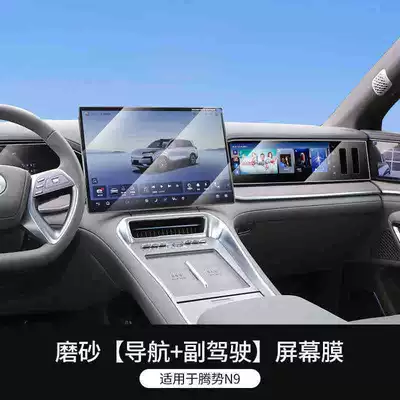control navigation system, interior decoration accessories, Car interior film - 25-models-of-denza-n9-navigation-passenger-seat-matte-tempered-film