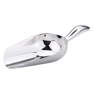 Stainless steel ice shovel multi-purpose grain food sugar shovel rice potato strip shovel spoon tea feed flat shovel 304 shovel