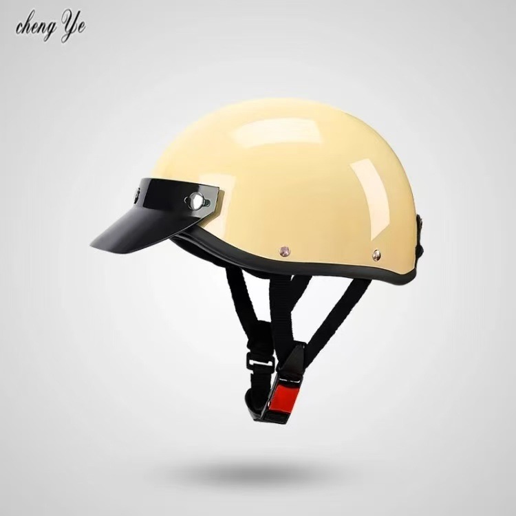 Casco 3C nuevo casco eléctrico estándar nacional retro casco unisex medio casco montar coche de batería venta directa