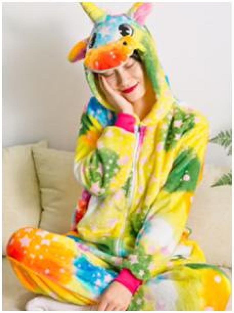 Pijamas transfronterizos al por mayor de fábrica Labubu pijamas femeninos de una sola pieza de dibujos animados pijamas de animales de franela Capibala