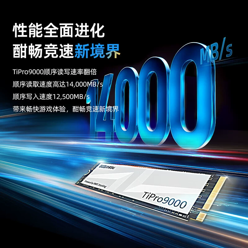 Жи Тай TiPro9000 1T 2T 4T M.2 NVMe PCIe 5.0 SSD SSD