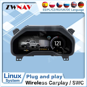 Suitable for 15-20 Models of Ford Mustang/Raptor F150, Modified and Upgraded Smart Lcd Dashboard, Specifically for the Vehicle