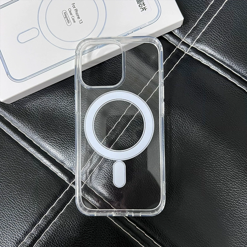 Подходит для magsafe Apple 15 акриловый магнитный чехол iPhone 14 Pro чехол 17 версия анимации 16 защитный чехол