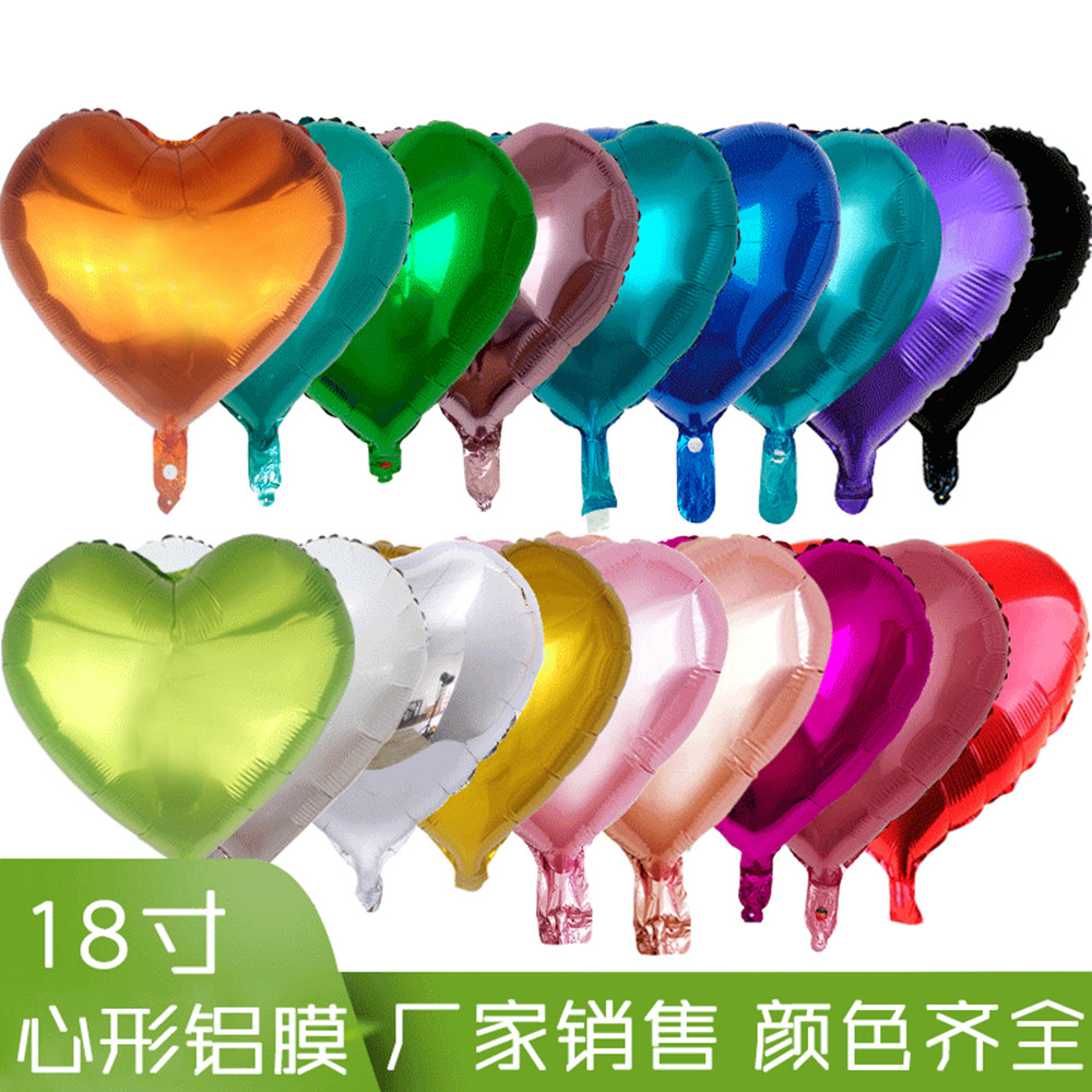 Globo personalizado logotipo impresa 18 pulgadas película de aluminio pentagonal impresión de varios patrones personalizados logotipo