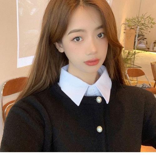 White Universal Collar for Children, Matchable Collar with Sweaters for Layering, Suitable for Spring, Summer, Autumn, and Winter, Decorative Collar for Shirts