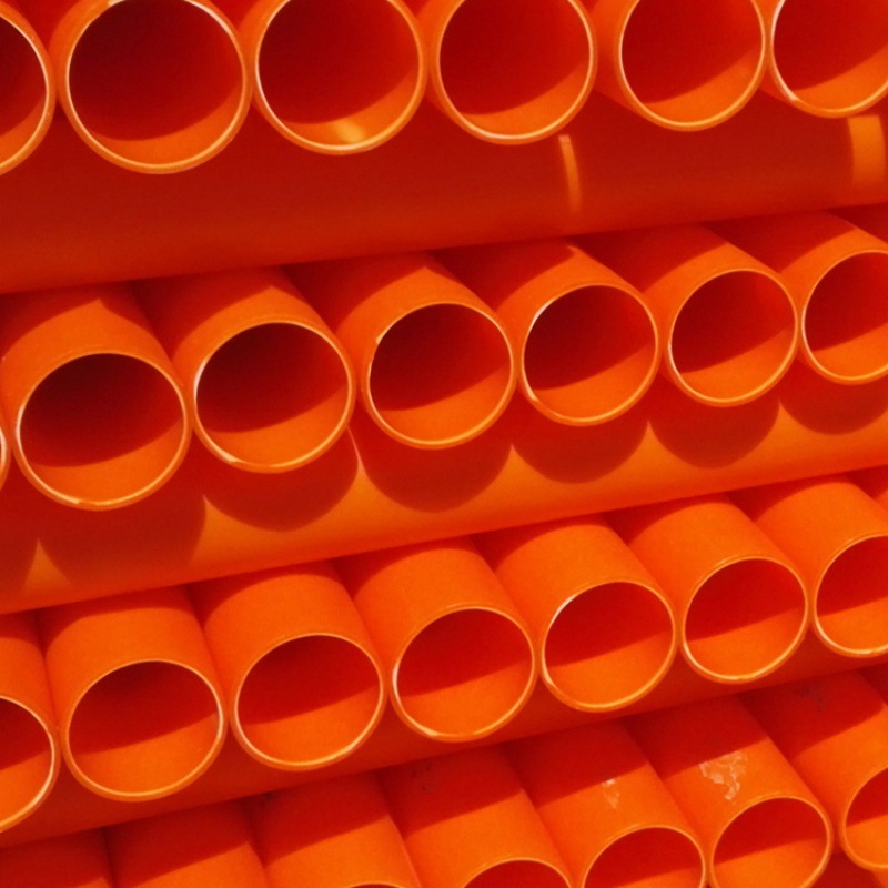 mpp电力管非开挖直埋电缆保护管160cpvc穿线管拖拉顶管阻燃通信管