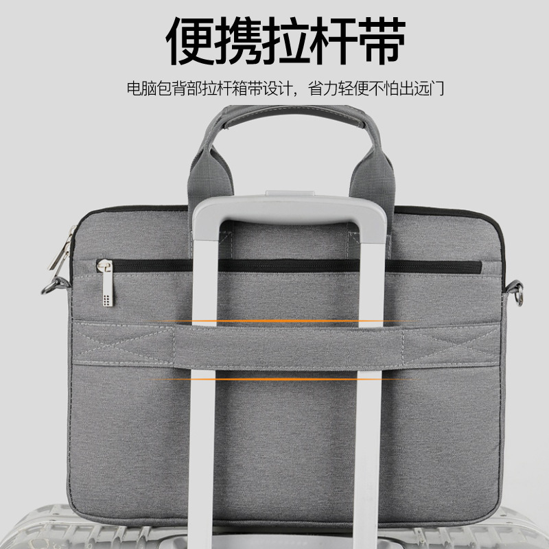 Bolsa de ordenador antisísmica transfronteriza portátil de un solo hombro portátil de negocios bolsa de portátil 14/15.6/17,3 bolsa de forro maletín