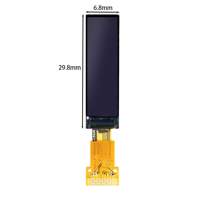 华御0.99寸TFT液晶显示屏ips彩屏GC9D01驱动40*160tft显示屏裸屏|undefined