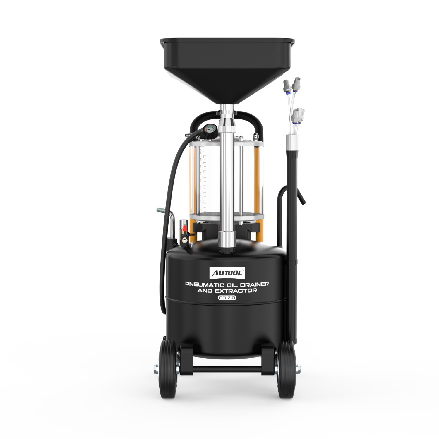 Recolector y Extractor de Aceite Usado AUTOOL OD710 por Vacío para Taller de Reparación de Automóviles