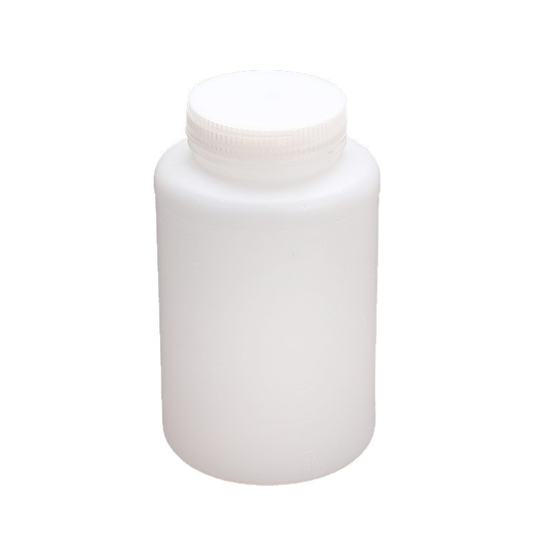 スポット卸売 50-2000 ml HDPE 大口ボトル内蓋スケール広口包装白いプラスチックボトル|undefined