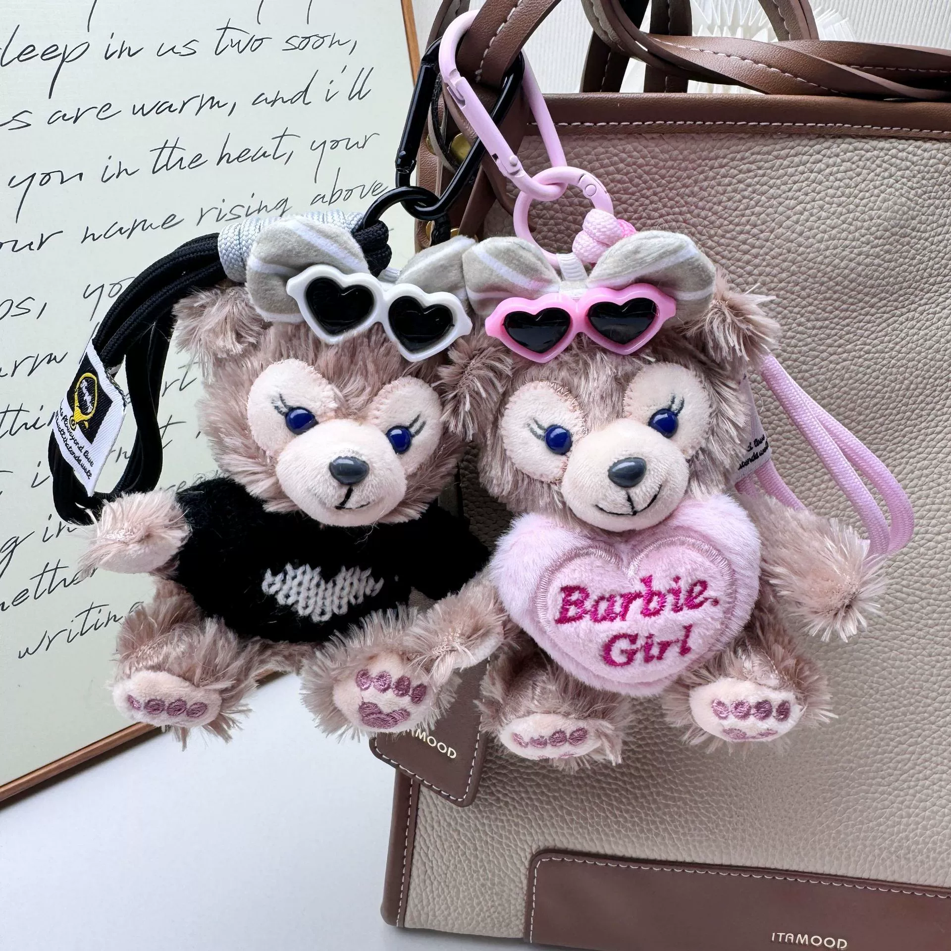 Plush pendant, doll, car keys, keychain, high-quality style