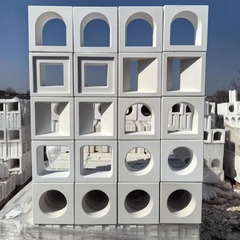 コンクリート発泡陶磁器の空心レンガ花屋の壁体装飾芸術レンガセメント部材の透かし彫り仕切り多孔レンガ