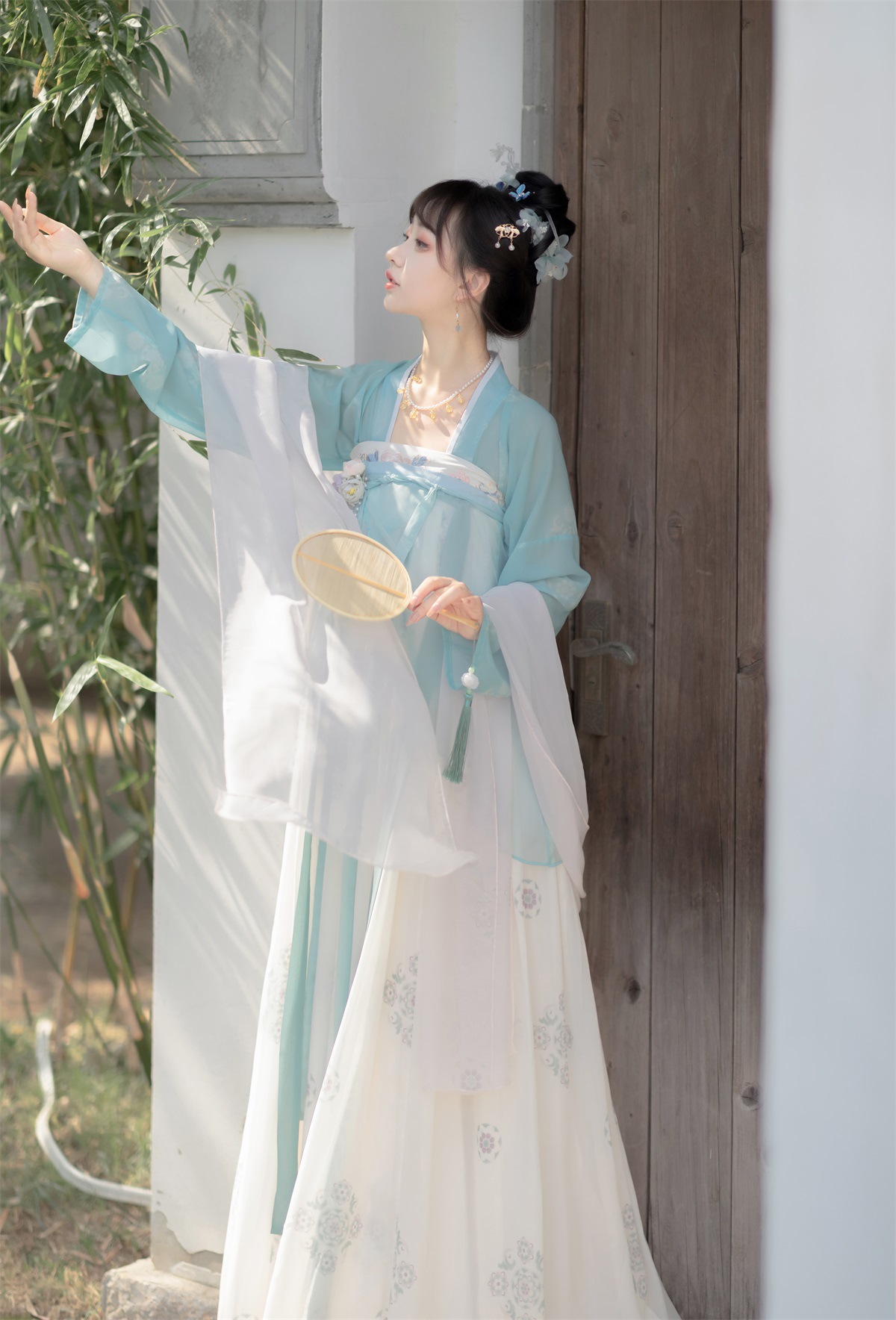 原创设计采薇汉服女飘逸春秋中国风仙气齐胸襦裙全套8381-阿里巴巴