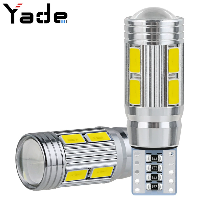 Yade Автомобильный светодиодный широкий свет декодирование T10 5730 5630 10SMD свет номерного знака Лампа для чтения Автомобильный свет