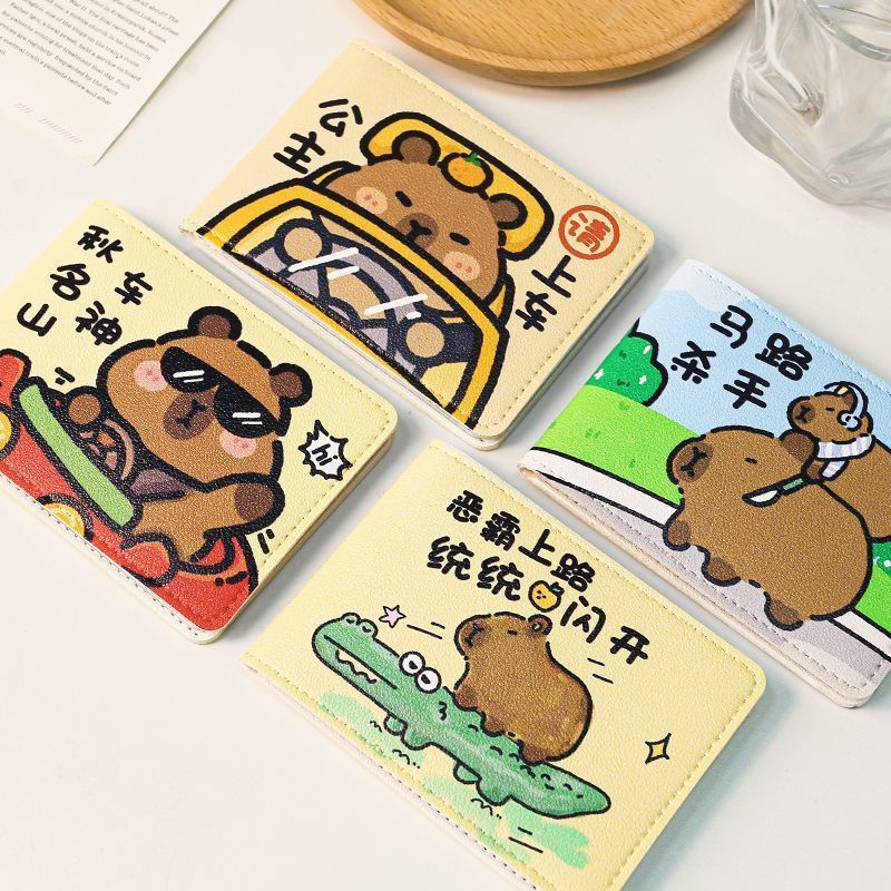 汽车驾驶证保护套机动车驾驶证驾照卡套可爱卡通收纳卡包新款女生