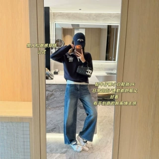 100718【青岛女装秋季新款 韩系简约慵懒松弛半拉链卫衣 一件代发