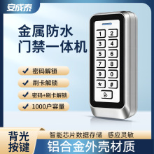 安成泰室外门禁系统套装户外刷卡密码磁力锁铁门电磁锁一体机