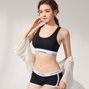 Cɼckν Intimates Set for Women Without Rims That Can Be Worn Outside Light Sports Racerback Vest Bra